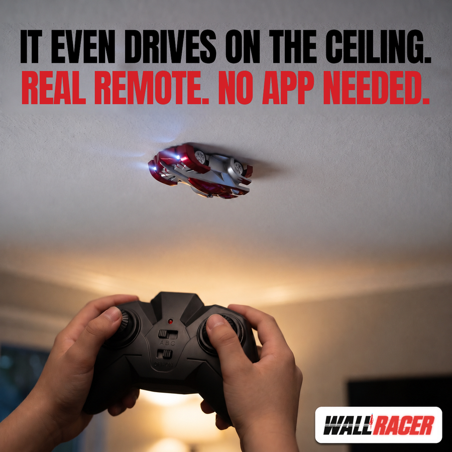 WallRacer wall-climbing RC car