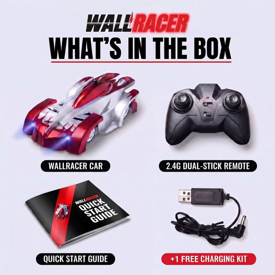 WallRacer wall-climbing RC car
